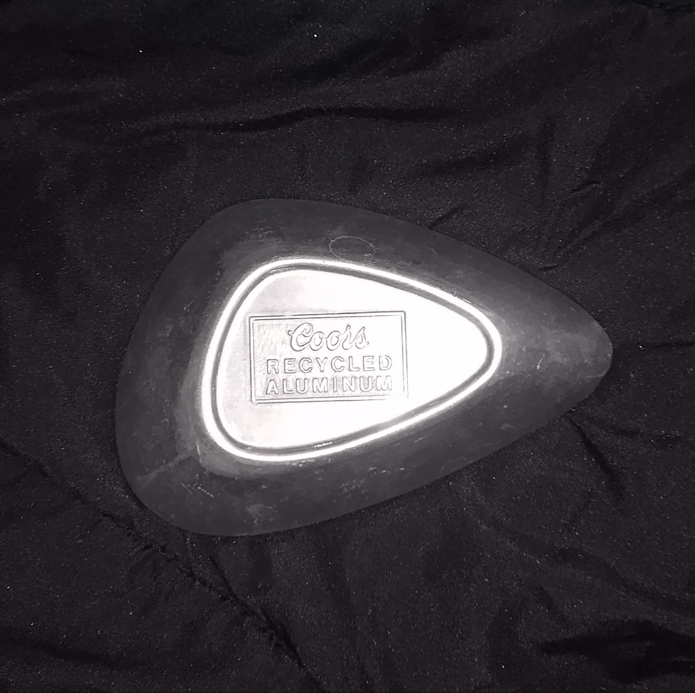 1970's Coors recycled aluminum ashtray